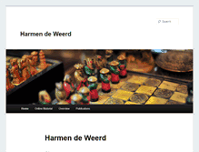 Tablet Screenshot of harmendeweerd.nl